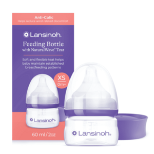 Lansinoh kojenecká láhev 60ml s NaturalWave TM savičkou (XS) obraz