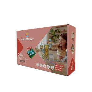 Cleverclixx Magnetická stavebnice Magic Forest Pack Pastel - 65 ks obraz