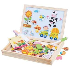 2Kids Toys Magnetická tabulka Farma 102 dílků obraz
