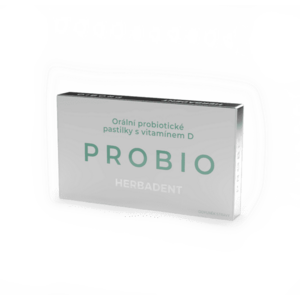 Herbadent PROBIO Orální probiotické pastilky s vitamínem D 20 ks obraz