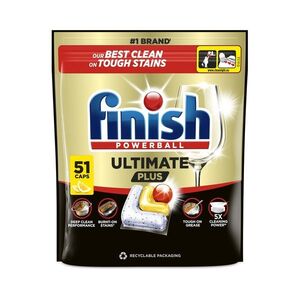 Finish Ultimate Plus Lemon kapsle do myčky 51 ks obraz
