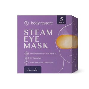Body Restore Samozahřívací relaxační maska na oční okolí levandule 5 ks obraz