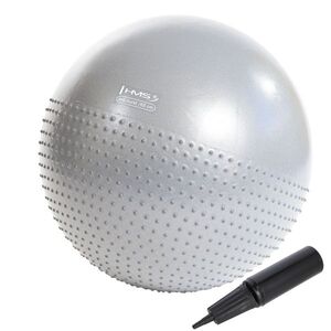 HMS Masážní gymnastický míč YB03N 65 cm světle šedý obraz