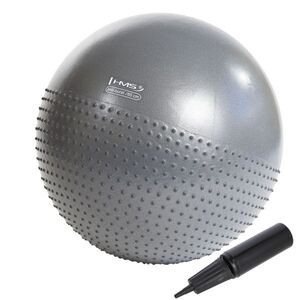 HMS Masážní gymnastický míč YB03N 65 cm šedý obraz