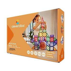 Cleverclixx Magnetická stavebnice Petite Pastel Pack - 36 ks obraz