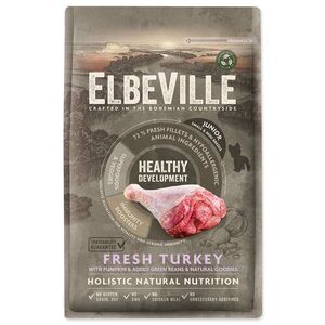 ELBEVILLE Krmivo Puppy and Junior Mini Healthy Development Fresh Turkey 4kg obraz