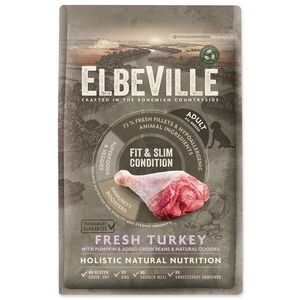 ELBEVILLE Krmivo Adult All Breeds Fit and Slim Condition Fresh Turkey 4kg obraz