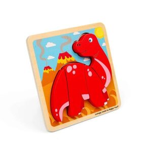 Bigjigs Toys Dřevěné vkládací puzzle Diplodocus obraz