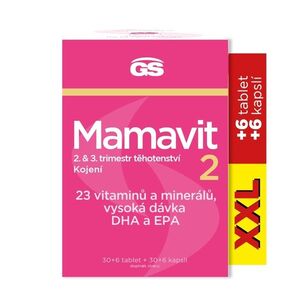 GS Mamavit 2 Těhotenství a kojení XXL 36 tablet + 36 kapslí obraz