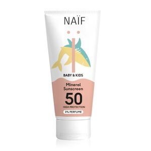 NAIF Ochranný krém na opalování SPF 50 pro děti a miminka 100 ml obraz