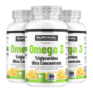 Survival Omega 3 Triglycerides Ultra Concentrate 2+1 ZDARMA 2+1 ZDARMA obraz