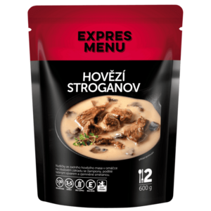 EXPRES MENU Hovězí Stroganov 600 g (2 porce) obraz