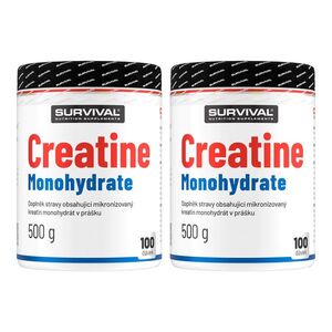 Survival Creatine Monohydrate AKCE 500 g + 500 g obraz