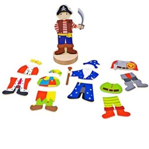 Bigjigs Toys Magnetické oblékací puzzle mystické postavy obraz