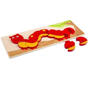 Bigjigs Toys Počítací puzzle housenka obraz