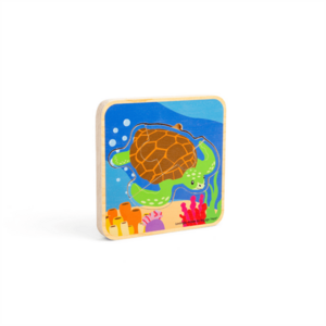 Bigjigs Toys Puzzle Životní cyklus želvy obraz