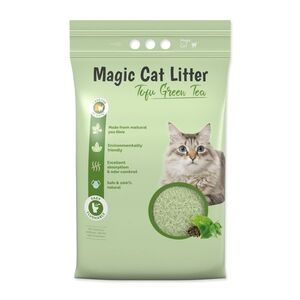 MAGIC CAT Stelivo Tofu zelený čaj 12 l 5, 4 kg obraz