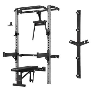 HMS Multifunkční posilovací stojan - Power Rack KLT22 šedý obraz