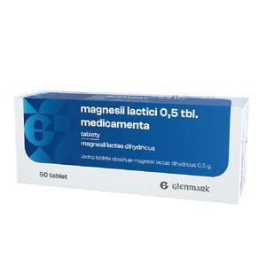Medicamenta Magnesii lactici 0, 5 tbl. 50 tablet obraz