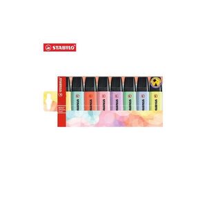 STABILO Zvýrazňovač - BOSS ORIGINAL Pastel - 70/8-3 - 8 ks sada - 8 různých barev obraz