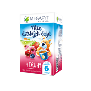Megafyt MIX dětských čajů 4 druhy porcované čaje 20x2 g obraz