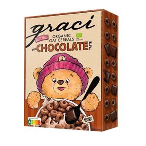 Graci Dětské cereální čokoládové kroužky BIO 300 g obraz