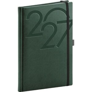 NOTIQUE Ajax týdenní diář 2027, zelený, A5 15 × 21 cm obraz