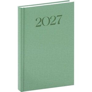 NOTIQUE Biella denní diář 2027, zelený, A5 15 × 21 cm obraz