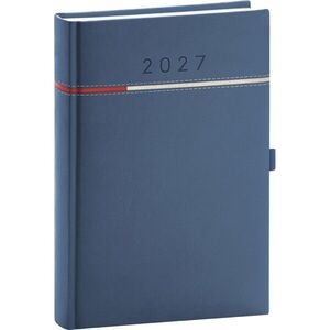 NOTIQUE Tomy denní diář 2027, modro-červený, A5 15 × 21 cm obraz