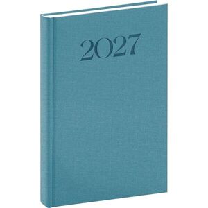 NOTIQUE Biella denní diář 2027, modrý, A5 15 × 21 cm obraz