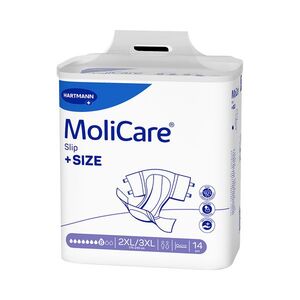MoliCare Slip +SIZE 8 kapek vel. 2XL/3XL inkontinenční zalepovací kalhotky 14 ks obraz