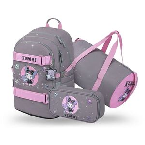 Baagl Školní set Skate Kuromi Grey obraz