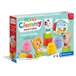 Clementoni Clemmy baby - kostičky s knížkou, roztomilá zvířátka obraz