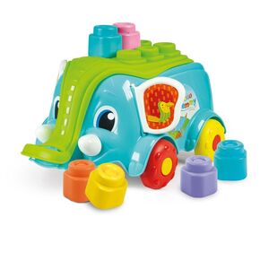 Clementoni Clemmy baby - vozík slůně, 10 kostek obraz