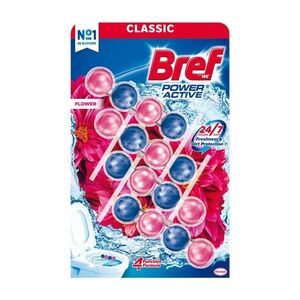 Bref Power Active flower WC blok 4x50 g obraz