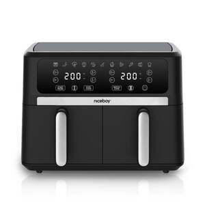 Niceboy Horkovzdušná fritéza AirFryer DUO 2 koše obraz