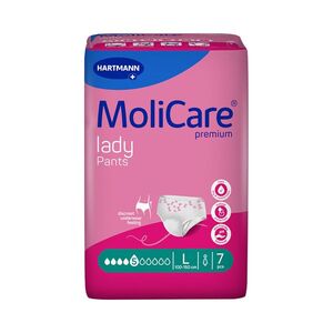 MoliCare Lady Pants 5 kapek, vel. L inkontinenční kalhotky 7 ks obraz
