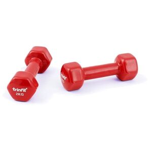 TRINFIT Činky na aerobic VINYL 0, 5 - 5 kg varianta 2 kg obraz