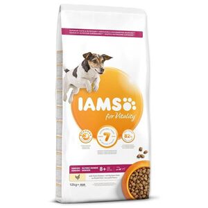 IAMS Krmivo Dog Senior Small & Medium Chicken 12kg obraz