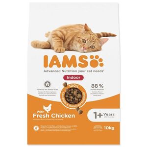 IAMS Krmivo Cat Adult/Senior Indoor Chicken 10kg obraz