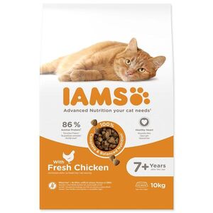 IAMS Krmivo Cat Senior Chicken 10kg obraz