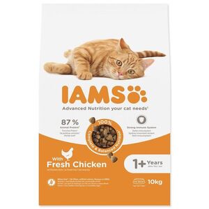 IAMS Krmivo Cat Adult Chicken 10kg obraz