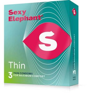 Sexy Elephant Ultra tenké kondomy Thin (3 ks) obraz