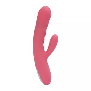 Svakom Avery Strawberry Pink – přirážecí rabbit vibrátor obraz