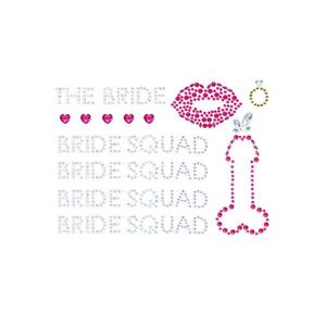 Leg Avenue Bride Squad nalepovací šperky na tělo obraz