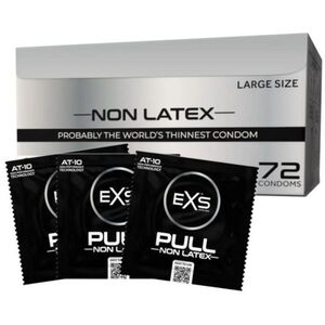 EXS Pull Large, bezlatexové kondomy 72 ks obraz