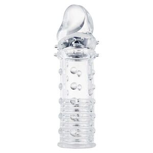 Toy Joy ToyJoy Power Stud Sleeve návlek na penis průhledná obraz