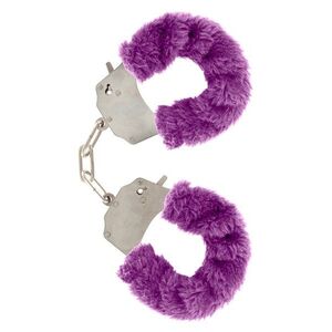 You2Toys ToyJoy Furry Fun Cuffs plyšová erotická pouta Purple obraz