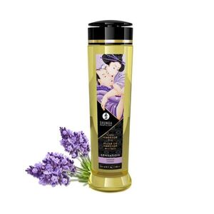 Shunga Sensation masážní olej levandule (240 ml) obraz