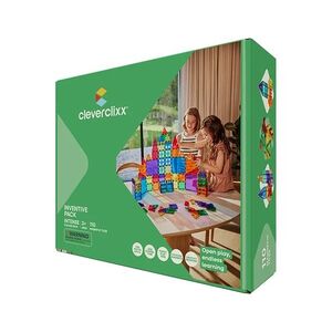 Cleverclixx Magnetická stavebnice Inventive sada Intense - 110 ks obraz
